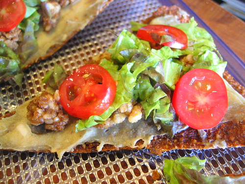 сыроедная пица